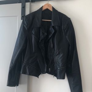 Vegan leather jacket